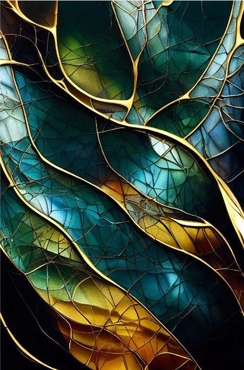 Wall Art - Tempered Glass 10119 Abstract