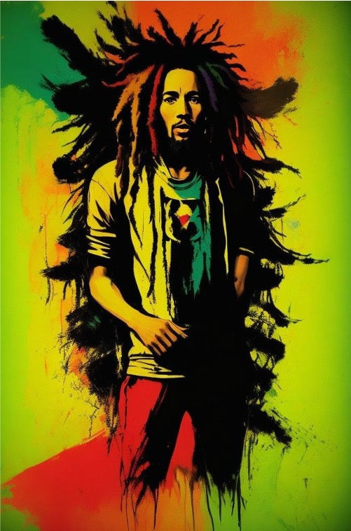 Wall Art - Tempered Glass 10189 Bob Marley