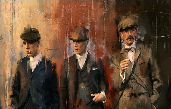 Wall Art - Tempered Glass 10219 Peaky Blinders Painting